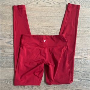 Lulu lemon red leggings